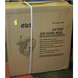 3/8" X 50' RUBBER AIR HOSE REEL