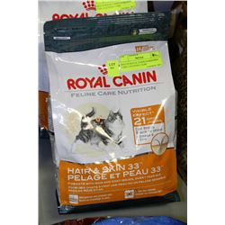 BAG OF ROYAL CANIN HAIR&SKIN CARE CAT FOOD 3.5LBS