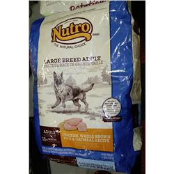 BAG OF NUTRO LARGE BREED ADULT DOG FOOD 30LBS