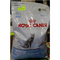 BAG OF ROYAL CANIN INDOOR CATFOOD 13LBS