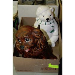 FLAT OF 1960'S COCKER SPANIEL &COCA COLA COOKIE