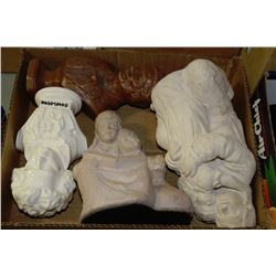 FLAT OF AUSTIN SCULPTURES 1987-81 BEETHOVEN & MORE