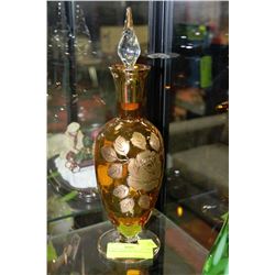 FLORAL DESIGN LIQUOR DECANTER