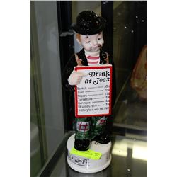 "DRINK AT JOE'S" FIGURINE