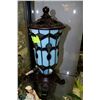 Image 1 : ESTATE STAINED GLASS LIGHT ,BLUE,WHITE, VERY