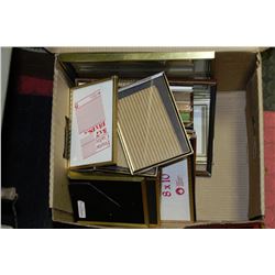 BOX OF 22 METAL PICTURE FRAMES