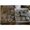 Image 1 : 2 BOXES OF ESTATE COLLECTIBLE JARS