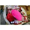 Image 1 : BOX OF ASSORTED GIFTWARE AND NOVELTIES (ALL NEW)