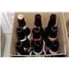 Image 1 : BOX OF 9 DIFFERENT LABEL VINTAGE BEER BOTTLES