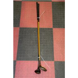 2 VINTAGE GOLF CLUBS
