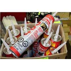 BOX OF LEPAGE 400 PL CONSTRUCTION ADHESIVE 825ML