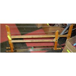 PAIR OF VINTAGE WOOD SAWS