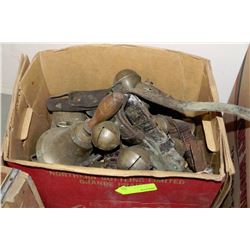 ESTATE BOX OF VINTAGE BELLS