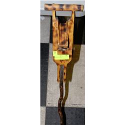 WOODEN PEE CANE