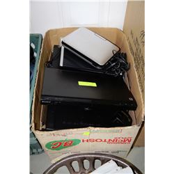 BOX WITH DVD PLAYERS
