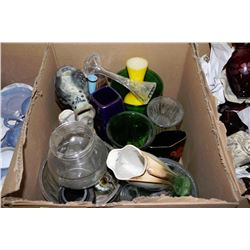 ESTATE BOX OF VASES ETC