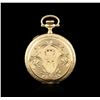 Image 2 : Elgin 14KT Yellow Gold Full Hunter Antique Pocketwatch