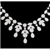 Image 2 : 7.20ctw Diamond Necklace - 14KT White Gold