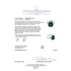 Image 3 : 4.20ct Emerald and Diamond Ring - 14KT White Gold