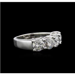 3.01ctw Diamond Ring - 14KT White Gold