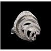 Image 1 : 1.11ctw Diamond Ring - 14KT White Gold