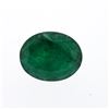 Image 1 : 7.77ct. One Oval Cut Natural Emerald