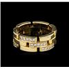 Image 2 : Cartier 0.90ctw Diamond Maillon Panthere Ring - 18KT Yellow Gold