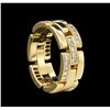 Image 3 : Cartier 0.90ctw Diamond Maillon Panthere Ring - 18KT Yellow Gold