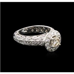 2.01ctw Diamond Ring - 14KT White Gold