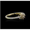 Image 1 : 14KT Yellow Gold 0.50ctw Diamond Ring
