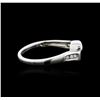 Image 3 : 14KT White Gold 0.25ctw Diamond Ring