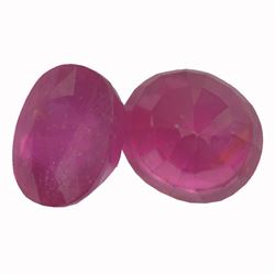 19.05ctw Oval Mixed Ruby Parcel