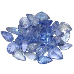 12.72ctw Pear Mixed Tanzanite Parcel