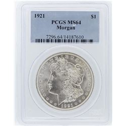 1921 PCGS MS64 Morgan Silver Dollar