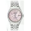 Image 1 : Rolex Stainless Steel 1.00ctw Diamond DateJust Men's Watch