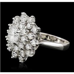 14KT White Gold 2.64ctw Diamond Ring