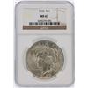 Image 1 : 1922 NGC MS63 Peace Silver Dollar
