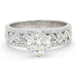 1.50ctw Diamond Ring - 14K White Gold