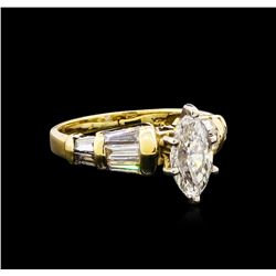 5.09ctw Diamond Ring - 14KT Yellow Gold