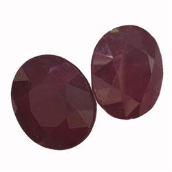 11.08ctw Oval Mixed Ruby Parcel