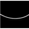 Image 2 : 5.24ctw Diamond Necklace - 18KT White Gold