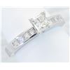 Image 6 : EGL USA 0.75ctw Diamond Ring - 14KT White Gold