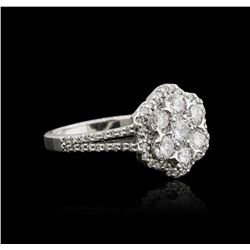 14KT White Gold 1.27ctw Diamond Ring