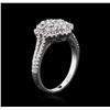 Image 3 : 14KT White Gold 1.27ctw Diamond Ring