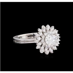 1.73ctw Diamond Ring - 14KT White Gold