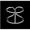 Image 2 : 0.04ctw Diamond Ring - 14KT White Gold