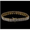 Image 2 : 2.50ctw Diamond Bracelet - 14KT Two-Tone Gold