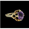 Image 1 : 2.00ct Amethyst Ring - 14KT Yellow Gold