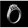 Image 3 : 0.50ctw Diamond Ring - 14KT White Gold