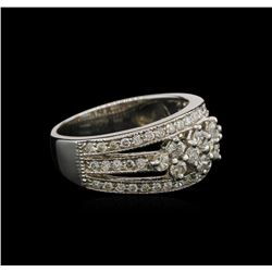 0.88ctw Diamond Ring - 14KT White Gold